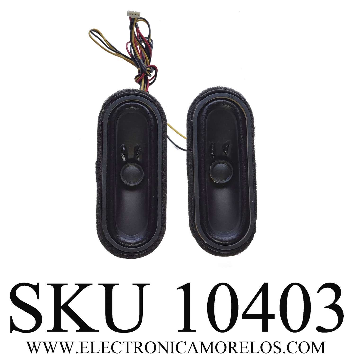 KIT DE BOCINAS PARA TV PHILIPS / NUMERO DE PARTE DS081BEL004 / 8Ω 10W / MODELO 50PFL5806/F7 D	